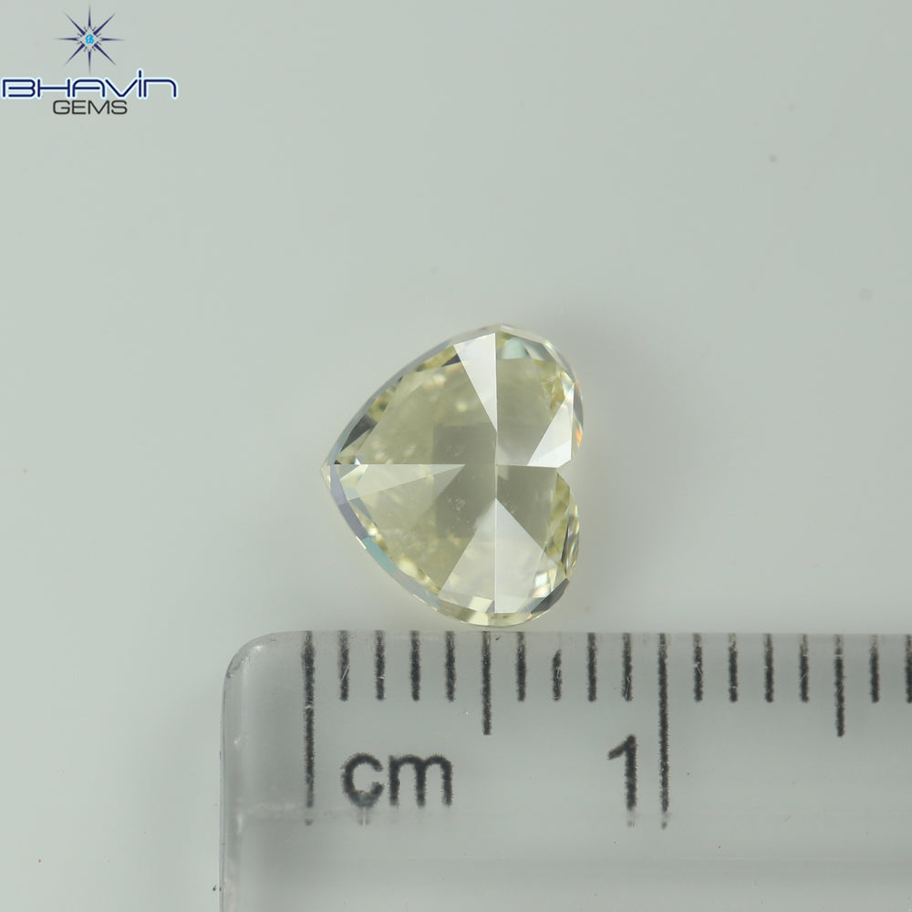 GIA Certified 2.01 CT Heart Diamond Y to Z Range Color Natural Loose Diamond (4.14  MM)