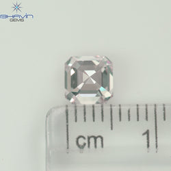 1.10 CT Emerald Diamond Brown Color Natural Diamond VS2 Clarity (5.47 MM)