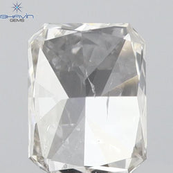 0.16 CT Radiant Shape Natural Diamond Pink Color SI1 Clarity (3.58 MM)