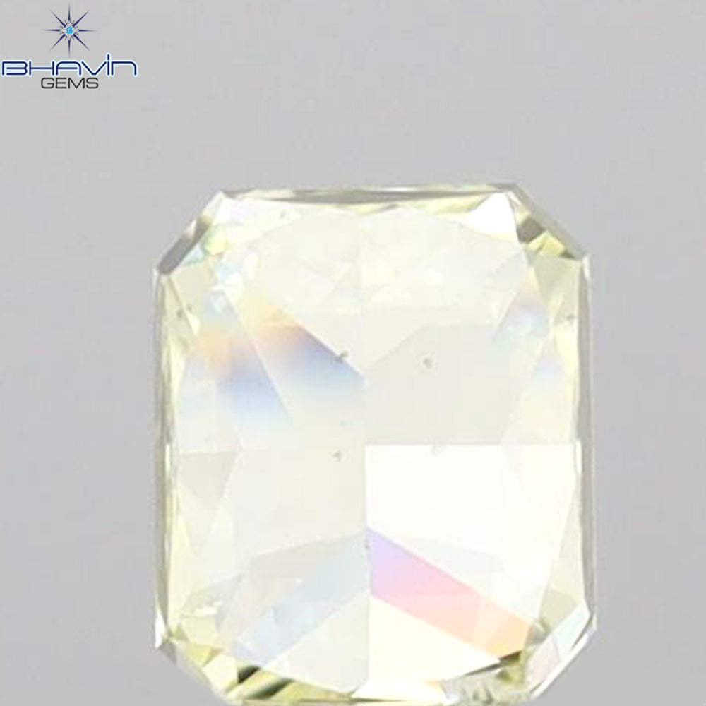 0.30 CT Radiant Shape Natural Diamond Yellow Color VS2 Clarity (3.91 MM)