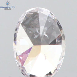 0.08 CT Oval Shape Natural Diamond Pink Color SI1 Clarity (3.32 MM)