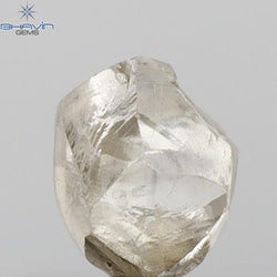 0.76 CT Rough Shape Natural Diamond Brown Color VS1 Clarity (4.12 MM)