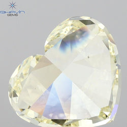 GIA Certified 2.01 CT Heart Diamond Y to Z Range Color Natural Loose Diamond (4.14  MM)