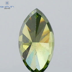 0.19 CT Marquise Shape Natural Diamond Green Color VS1 Clarity (5.04 MM)