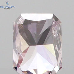 0.05 CT Radiant Shape Natural Diamond Pink Color VS2 Clarity (2.27 MM)