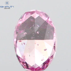 0.06 CT Oval Shape Natural Diamond VIVID Pink (Argyle) Color SI1 Clarity (2.70 MM)