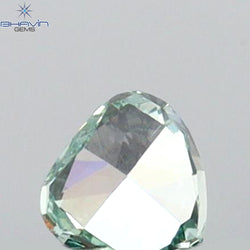 0.17 CT Heart Shape Natural Loose Diamond Green Color VS1 Clarity (3.34 MM)