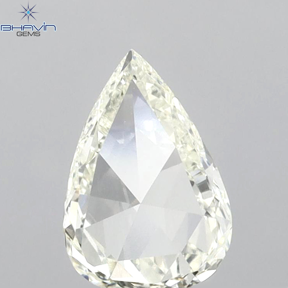 0.80 CT Pear Shape Natural Diamond White Color VS1 Clarity (8.65 MM)