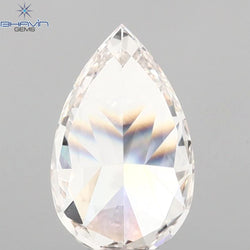 GIA Certified 1.14 CT Pear Natural Diamond Brown Color VS1 Clarity (8.62 MM)