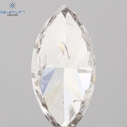 0.50 CT Marquise Shape Natural Loose Diamond Pink Color SI2 Clarity (7.68 MM)