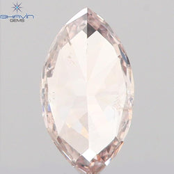 0.14 CT Marquise Shape Natural Loose Diamond Pink Color SI1 Clarity (5.03 MM)