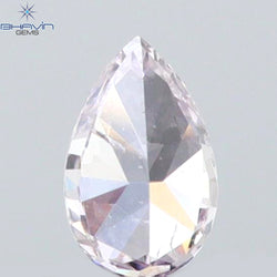 0.08 CT Pear Shape Natural Diamond Pink Color SI1 Clarity (3.47 MM)