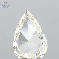 0.80 CT Pear Shape Natural Diamond White Color VS1 Clarity (8.65 MM)