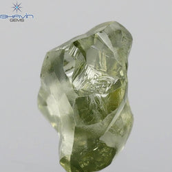 1.46 CT Rough Shape Enhanced Green Color VS2 Clarity (8.25 MM)