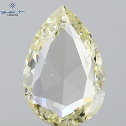 0.87 CT Pear Shape Natural Diamond White Color SI1 Clarity (8.34 MM)