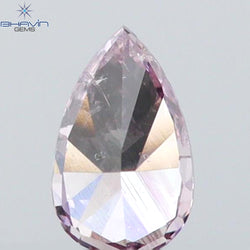 0.11 CT Pear Shape Natural Diamond Pink Color VS2 Clarity (3.90 MM)