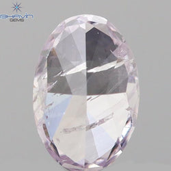 0.15 CT Oval Shape Natural Diamond Pink Color I2 Clarity (3.97 MM)