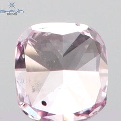 0.03 CT Cushion Shape Natural Diamond Pink Color SI2 Clarity (1.86 MM)