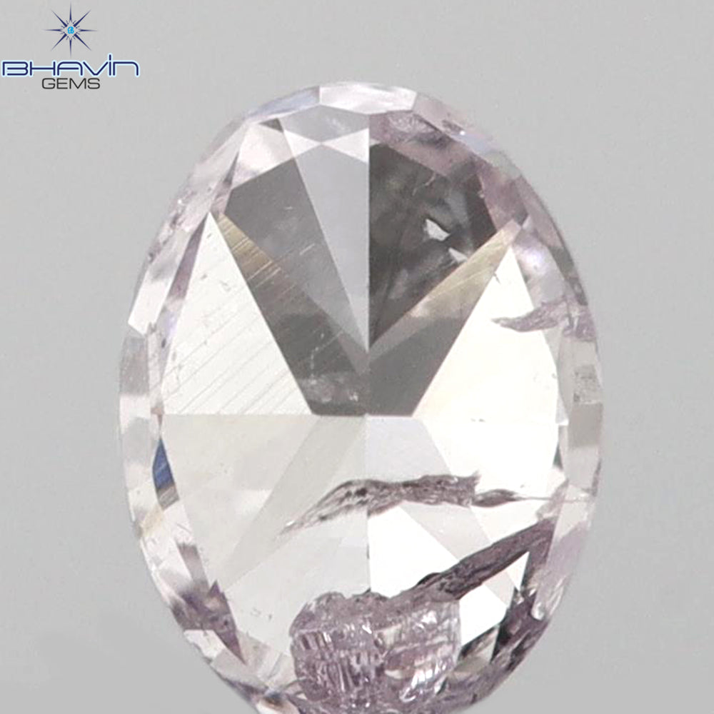 0.12 CT Oval Shape Natural Diamond Pink Color I1 Clarity (3.62 MM)