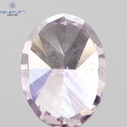 0.06 CT Oval Shape Natural Diamond Pink Color SI1 Clarity (2.73 MM)