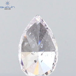 GIA Certified 0.25 CT Pear Diamond Pink Color Natural Loose Diamond (5.03 MM)