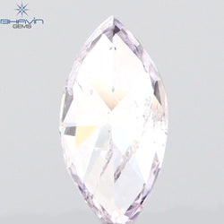 0.08 CT Marquise Shape Natural Loose Diamond Pink Color I1 Clarity (4.46 MM)