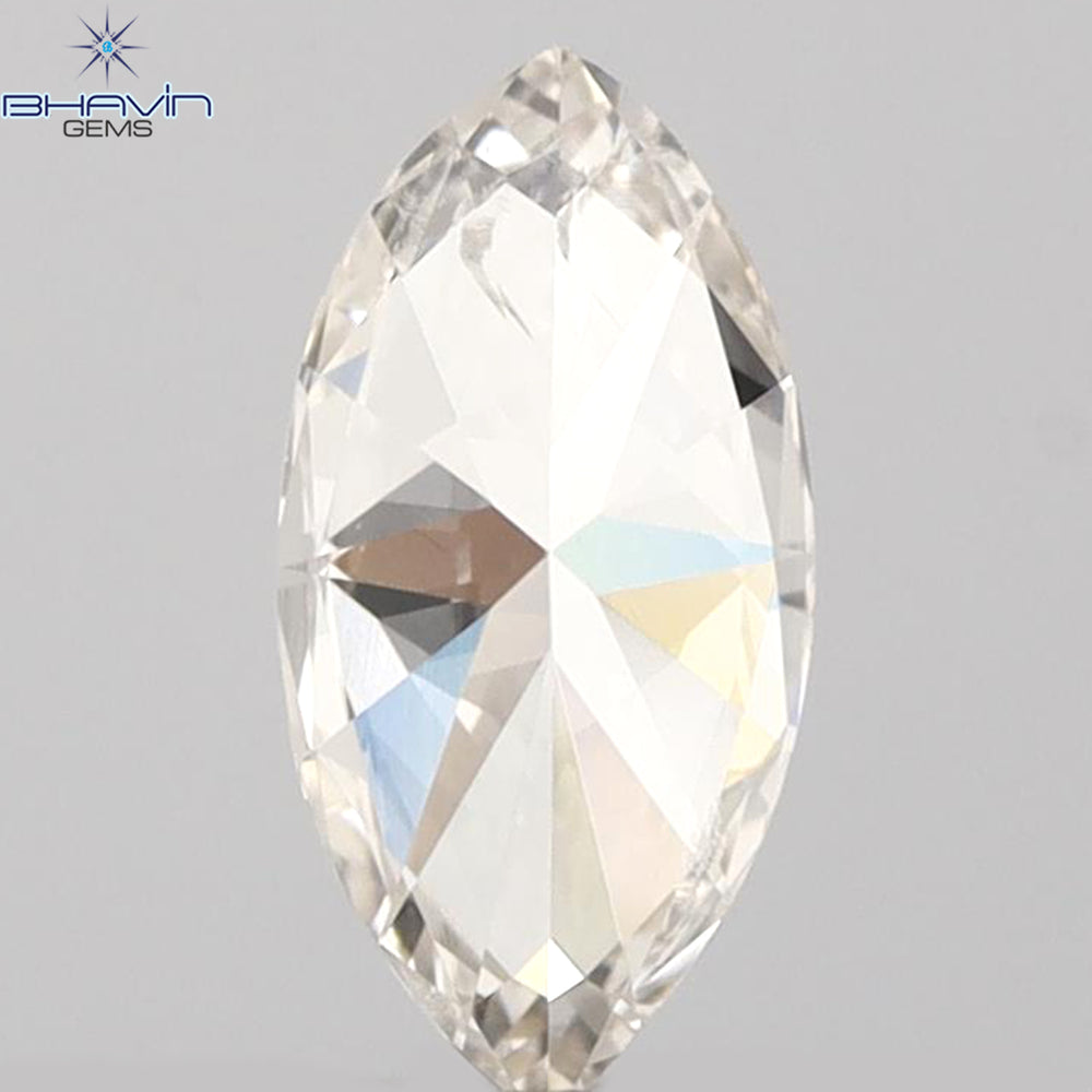 0.34 CT Marquise Shape Natural Loose Diamond Pink Color SI1 Clarity (6.90 MM)