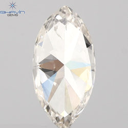 0.34 CT Marquise Shape Natural Loose Diamond Pink Color SI1 Clarity (6.90 MM)