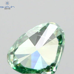 0.12 CT Heart Shape Natural Diamond Green Color SI2 Clarity (3.78 MM)