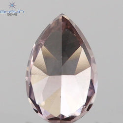 0.15 CT Pear Shape Natural Diamond Pink Color VS1 Clarity (4.19 MM)