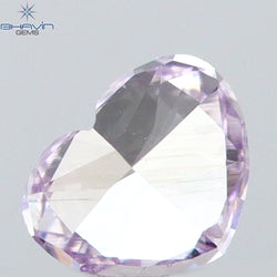 0.13 CT Heart Shape Natural Diamond Pink Color VS2 Clarity (2.95 MM)