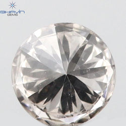 0.06 CT Round Shape Natural Diamond Pink Color VS2 Clarity (2.63 MM)