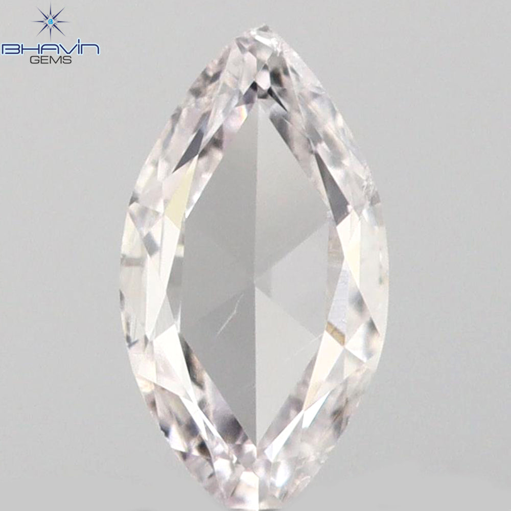 0.08 CT Marquise Shape Natural Loose Diamond Pink Color VS2 Clarity (4.50 MM)
