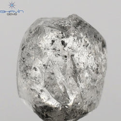 1.52 CT Rough Shape Natural Diamond Salt And Pepper Color (4.87 MM)
