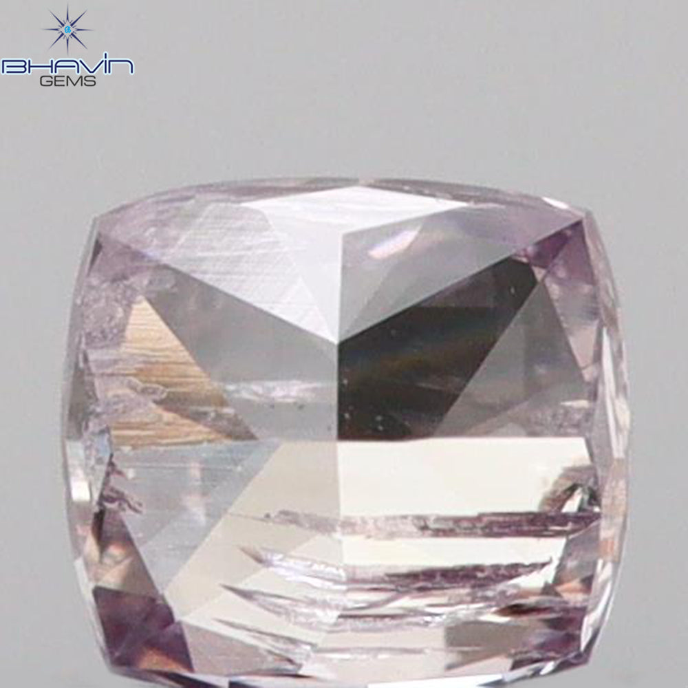 0.14 CT Cushion Shape Natural Diamond Pink Color I2 Clarity (2.95 MM)