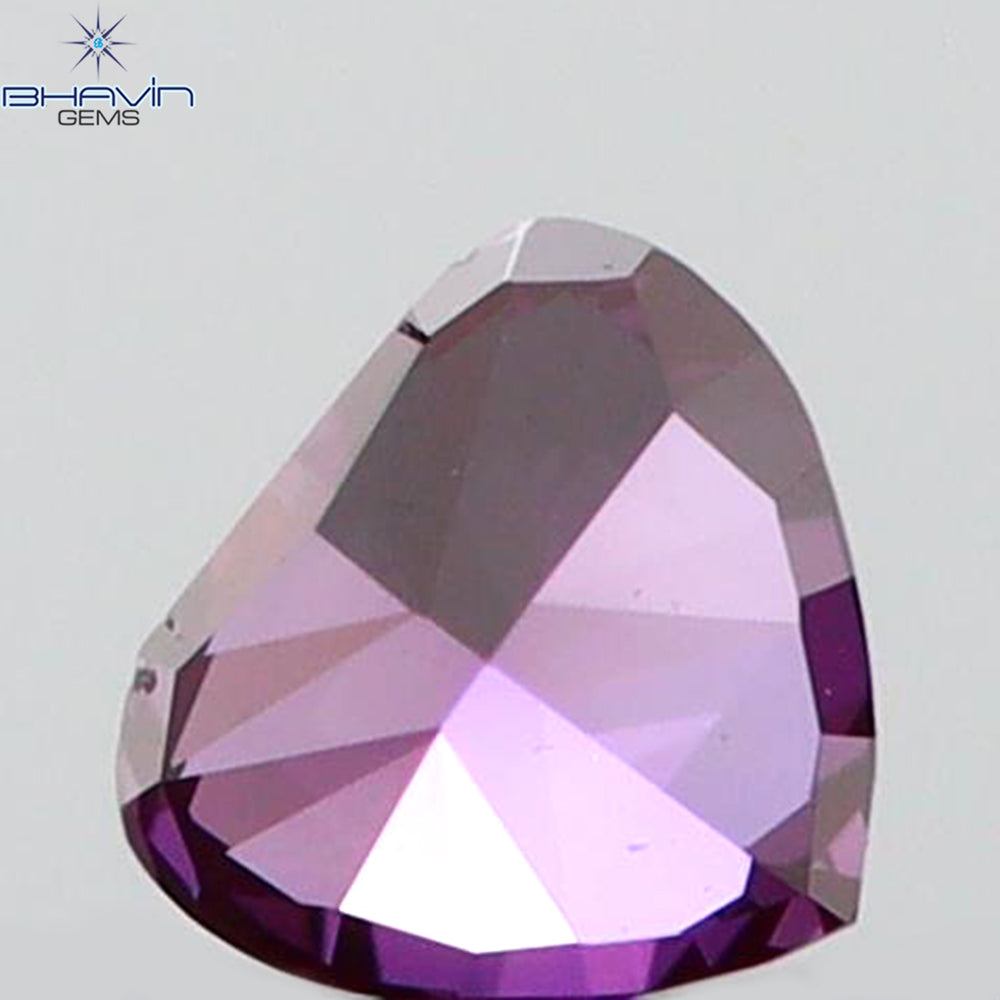 0.06 CT Heart Shape Enhanced Pink Color Natural Loose Diamond VS2 Clarity (2.02 MM)