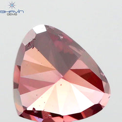 0.49 CT Heart Shape Natural Loose Diamond Pink Color VS2 Clarity (4.90 MM)