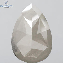 7.39 CT Pear Shape Natural Diamond White Color I3 Clarity (15.50 MM)