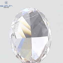 GIA Certified 0.41 CT Oval Shape Natural Diamond Pink Color I2 Clarity (5.10 MM)