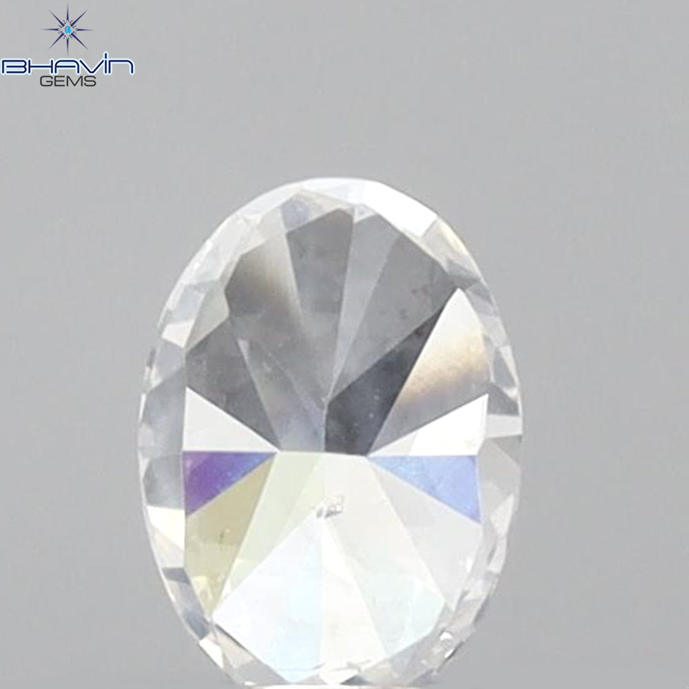 0.27 CT Oval Shape Natural Diamond White Color SI1 Clarity (4.33 MM)