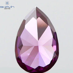 0.09 CT Pear Shape Natural Diamond Pink Color VS1 Clarity (3.36 MM)