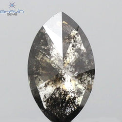 0.46 CT Marquise Shape Natural Loose Diamond Salt And pepper Color I3 Clarity (7.07 MM)