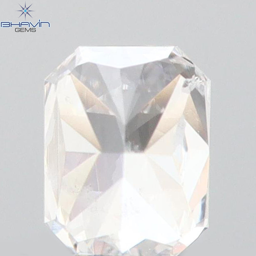 0.14 CT Radiant Shape Natural Diamond Pink Color SI1 Clarity (3.27 MM)