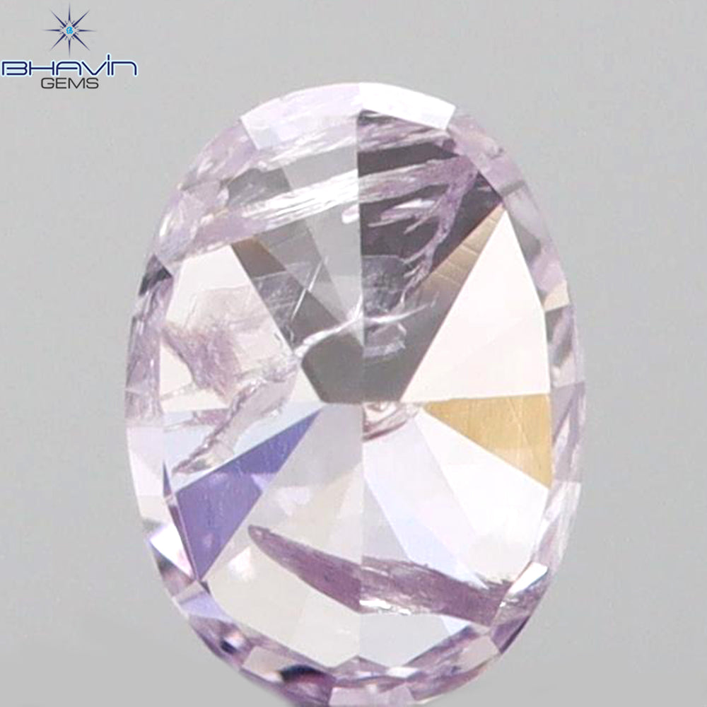 0.09 CT Oval Shape Natural Diamond Pink Color I2 Clarity (3.15 MM)
