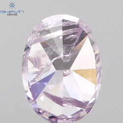 0.09 CT Oval Shape Natural Diamond Pink Color I2 Clarity (3.15 MM)