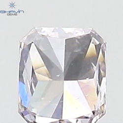GIA Certified 0.25 CT Radiant Diamond Brown Pink Color Natural Loose Diamond I2 Clarity (3.68 MM)