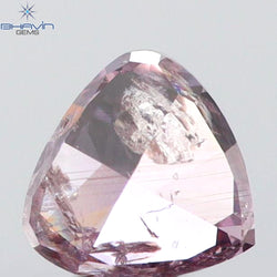 0.29 CT Heart Shape Natural Diamond Pink Color I2 Clarity (4.05 MM)