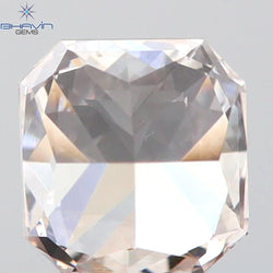 GIA Certified 0.36 CT Radiant Shape Natural Diamond Pinkish Brown Color SI2 Clarity (4.10 MM)
