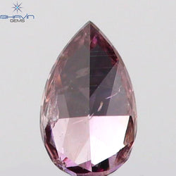 0.08 CT Pear Shape Natural Diamond Pink Color SI1 Clarity (3.50 MM)