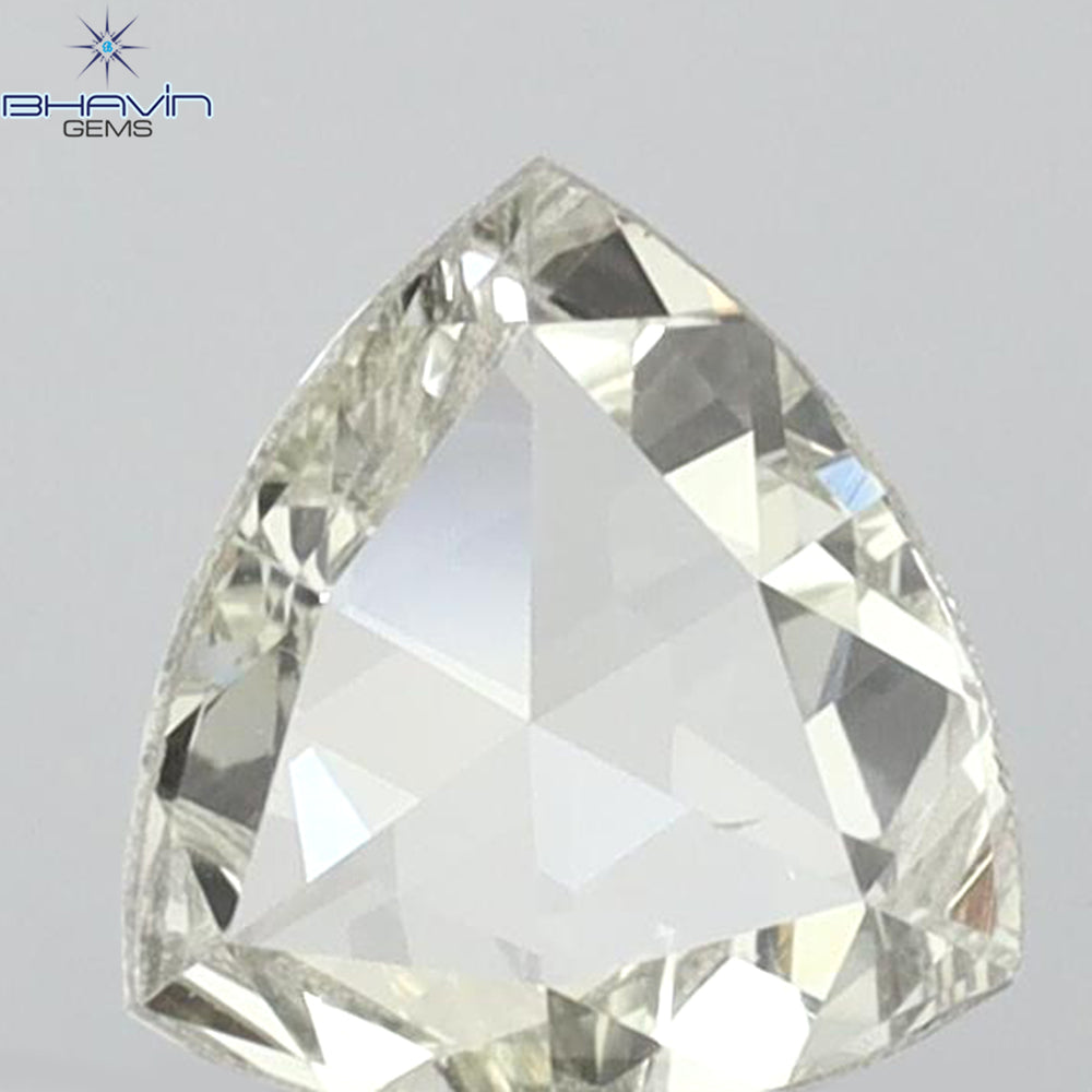 0.34 CT Triangle Shape Natural Diamond White Color VS2 Clarity (6.06 MM)